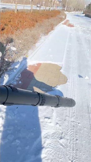 Giant BLOWER Clears Ice FAST ❄️💨