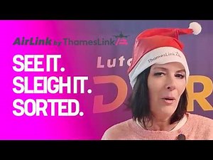 ✈️🚆 AIRLINK | Airline's Jane Boulton IS BACK for some festive fun at Luton Airport Parkway 🎄