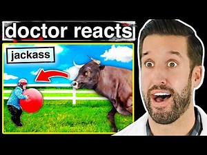 Doctor ER Reacts to Jackass Injuries | Compilation