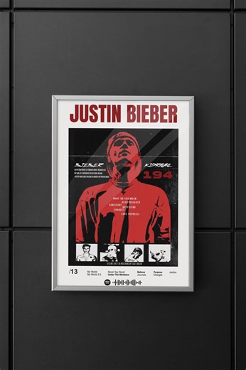 Justin Bieber Poster | Pop Singer Wall Art Print | Modern Music Aesthetic Decor | Bedroom Celebrity Poster Gift for Beliebers Fans - Etsy
