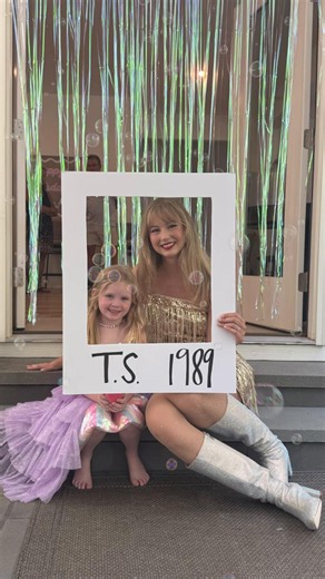 Taylor Swift came to Evie’s 6th birthday party 😍 best day of both of our lives tbh @lookalikescharactersent