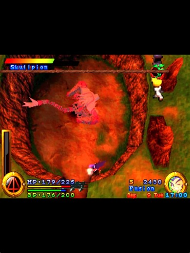 Brave Fencer Musashi: Defeating Skullpion Gameplay