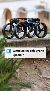 This drone can use AI to find the optimal route and get from point A to B by flying, walking or rolling. Are drones of the future going to be this versatile? | Interesting Engineering
