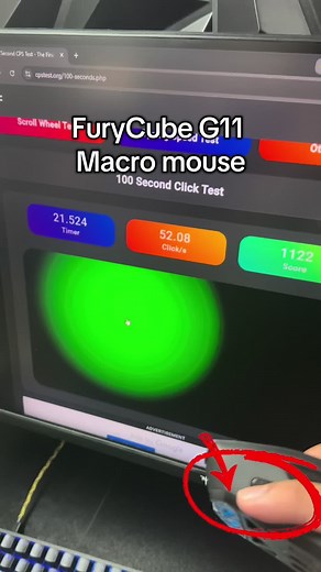 😱FuryCube G11 macro mouse works on Xbox PlayStation Pc Mac and it’s amazing how to use auto clicker on Xbox PlayStation mouse #furycube #gamingmouse #xbox #playstation