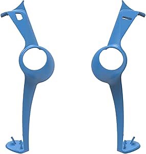 Controller Replacement Shell Strip for 5 Portal,Multi-Color Replacement Shell Cover Decorative Strips with Rocker Cap Removal Tool for 5 Portal Handheld Console Accessories (Blue)