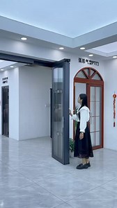 The latest designed sliding door system PT door has no floor rail design and has sliding and flat opening functions. | Window Home
