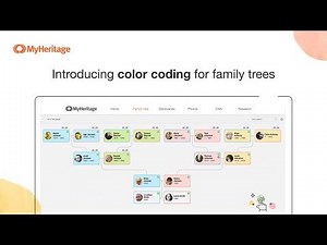 Color Coding for Family Trees