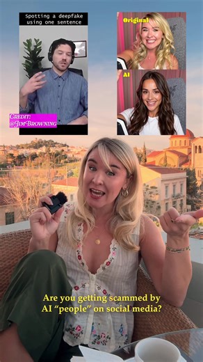 Deepfake vs AI Character swap—how they work and what scams people are using them for. There is SO MUCH to explain that I can’t possibly fit it all in one video, so lmk if you want me to do more like this. #aideepfakes