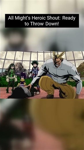 All Might Unleashes the Power of a Hero! 💥