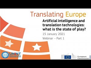 AI and translation technologies-Part 1:neural machine translation