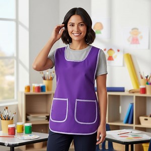 Plain Smock Apron With Front Pockets – Work & Home Apron - Etsy