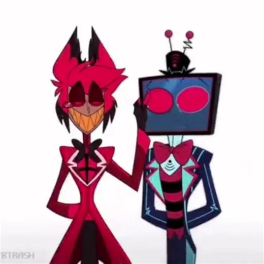 Kissed: Radiostatic Vibes in Hazbin Hotel Style