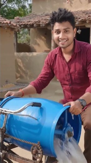 👉 “Village's wonder 😲 Bicycle operated clothes washing machine | Desi Jugaad Washing Machine”