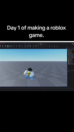 Day 1 of making my very own roblox game pretty proud of it. #Roblox #devlog #robloxdev #indiegames #robloxstudio