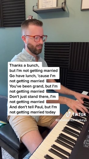 Not Getting Married Today - Company Broadway Performance