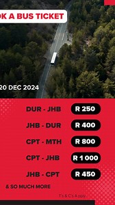 🙌🏽😉Nothing better than being home for the holidays! Go ahead and book your bus trip today! 😃Did you know you can now use your Money Market Account to purchase your bus tickets online? Where are you headed? 🚌🎟️ 🔗 https://bit.ly/3OUFfDU | Computicket