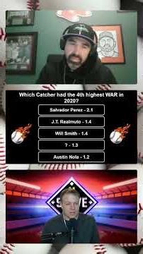 4th HIGHEST WAR for a Catcher in 2020 was....... #shorts
