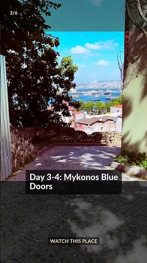 7-Day Greek Island Ferry Route: Athens, Mykonos, Naxos, and Santorini | Full Guide #Shorts