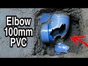 How to change a 100 mm PVC drain elbow - Plumber's Tricks
