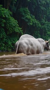 Unbelievable! Massive 10,000-Ton White Bull Discovered in Amazon Rainforest#AmazonMystery #WhiteBull #GiantCreature #AmazonForest #Unbelievable MysteryOfNature ViralVideo CaughtOnCamera MegaCreature NatureShock MythOrReality AmazonJungle InternetBreaking ViralReels Shorts | Nature.love