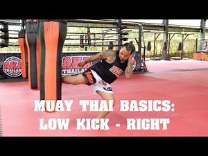 Muay Thai Basics: Low Kick (Right) - AKA Techniques