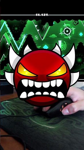 Turning an EASY level to an EXTREME DEMON in Geometry Dash #geometrydash #gddemon #gd