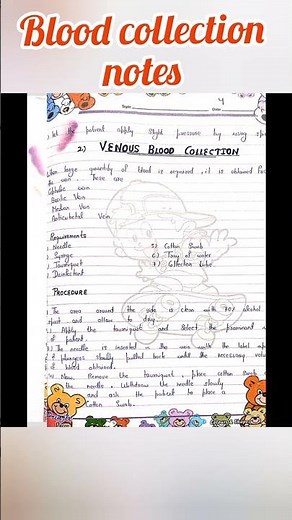 Blood Sample Collection Step-by-Step | Medical Lab Guide#dmlt #education #notes#labtechlearning