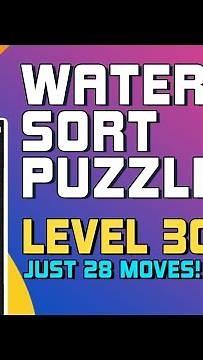 Water Sort Puzzle Level 302 Walkthrough [28 Moves!]