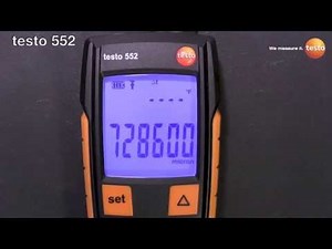 Testo 552 Digital Vacuum Gauge Overview