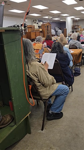 👏 Almost 500 Lots! We're having lots of fun on today's calls here st Richard L Dotta Auction Company Inc LLC in our Fall Antique Doll Auction (Final Days). Drop in and join us...more lots of amazing dolls are still available! A reminder: This auction is simultaneously live in-person auction at our Auction Center with a professional auctioneer as well as an online auction at Live Auctioneers. 🔗 https://www.liveauctioneers.com/catalog/388825_fall-antique-doll-auction Refreshments are being offer