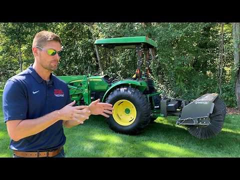 Use A Rotary Broom To Dethatch Your Lawn! Parking Lot Sweeping Is Easy With A Rotary Broom