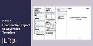 Primary Headteacher Report to Governors Template