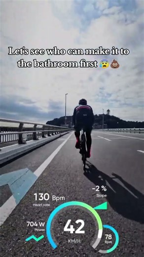 Let's see who can make it to the bathroom first 😰💩 #racingbike #cyclingdiscipline #endurancecycling
