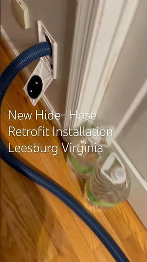 Upgrade to Hide A Hose Central Vac System with our retrofit in Leesburg VA.