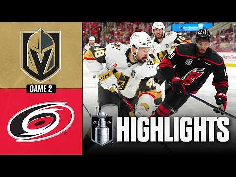 Golden Knights vs. Hurricanes | NHL Playoff Highlights | Game 2 | June 4, 2026