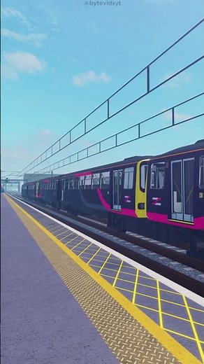 Stepford Express Class 143/8 Pacer Passes St. Helens Bridge at Speed