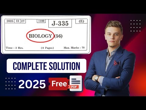 Biology 2025 Board Exam Question Paper Solution | Complete Solution Maharashtra Board | HSC | 12th