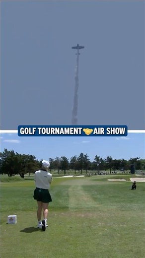 LPGA + Air Show = Peak New Jersey Energy ✈️⛳️