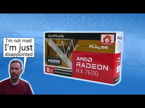 The RADEON RX 7600 SAPPHIRE Pulse Review