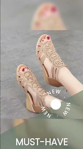 Women’s Open-Toe Wedge Sandals – Elegant, Comfortable & Perfect for Gifting