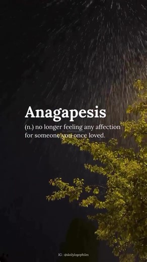 Understanding Anagapesis: The Loss of Deep Love