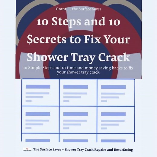 Shower Tray Crack 10 Steps (& secrets) to fix your tray good as new