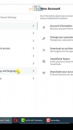 تغيير لغة عرض تويتر للعربية على الكمبيوتر