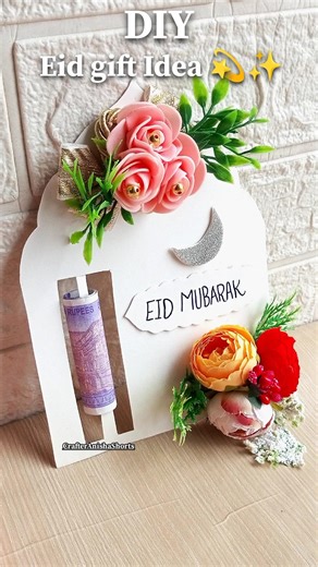 Eid Cash Card Making at home 😱/Creative Money gift Idea for Eid 💫#eidi#shorts #giftideas #eidgifts
