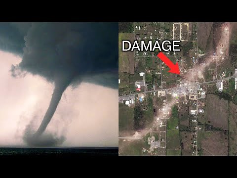 Even more INCREDIBLE Tornado Damage on Google Earth