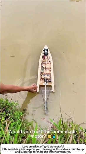 DIY Electric Boat – Gliding on the River with a Homemade Motor 🔋🛥️