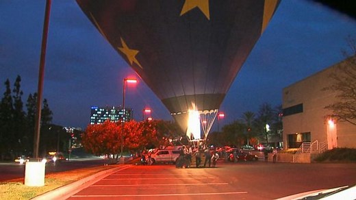 Emergency Landing for Bride and Groom in Hot Air Balloon