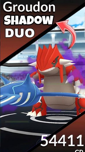 Easy Duo Shadow Groudon Raid With✨️Primal Groudon in Pokemon GO