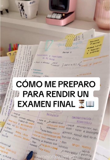 Cómo prepararte para un examen final con éxito