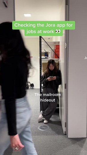 The Jora app has new jobs every few seconds… so you’ll need lots of sneaky places to check them out 👀🥸🕵🏻🕵🏻‍♀️#jora #jorajobs #jobsearch #officelife #newjobtime
